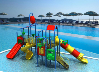 水上樂(lè)園大喇叭滑梯 兒童戲水游樂(lè)設(shè)施 , 人工造浪設(shè)備圖片_高清圖_細(xì)節(jié)圖